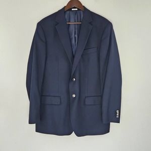 Joseph Abboud Heritage Men's Blazer Sport Jacket 100% Wool Navy Size 42R